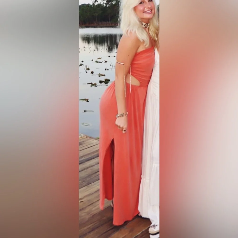 FREE PEOPLE strapless/backless maxi - Picture 3 of 5